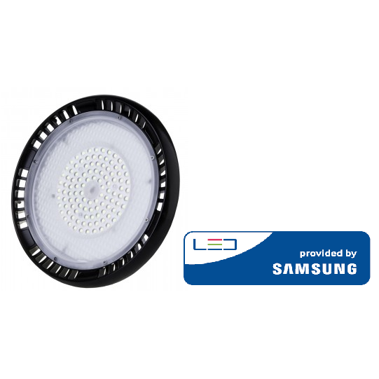 150W LED SANDĖLIO ŠVIESTUVAS SAMSUNG LED CHIP JUODAS, 4000K