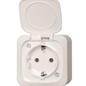 HERMI Kištukinis lizdas su įžeminimu, IP44