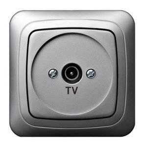 Alfa Televizijos lizdas (TV), tarpinis, be rėmelio (metalo sp.)