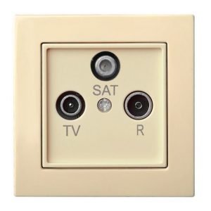 Epsilon Televizijos lizdas (TV + R + SAT), tarpinis, be rėmelio