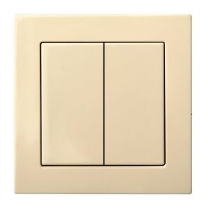 Epsilon Jungiklis 2-jų klavišų, su LED pašvietimu, be rėmelio