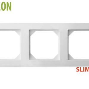 Epsilon 3-vietis rėmelis SlimLine (balta sp.)