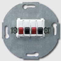 JUNG Lizdas SLA2WW garsiakalbiui 4 polių 2x10