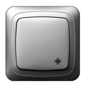 Alfa Kryžminis perjungiklis, be rėmelio (metalo sp.)