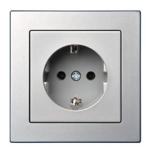 Epsilon Kištukinis lizdas su įžeminimu, be rėmelio