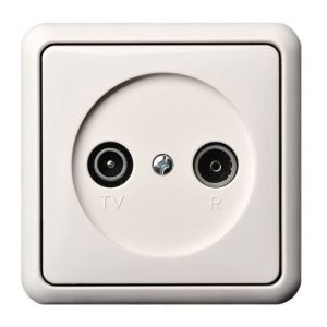 GAMA Televizijos lizdas (TV+R), tarpinis (10dB), be rėmelio