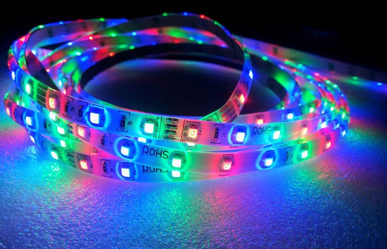 4,8 W/m LED juosta V-TAC, 5050, 30 LED/m, RGB, IP20