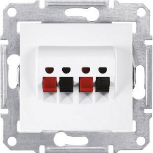 Sedna audio lizdas 2v baltas