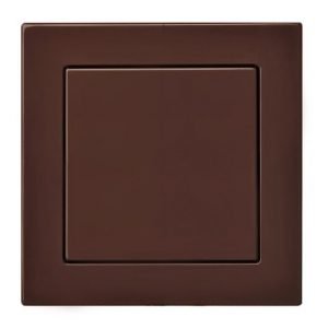 Epsilon 1kl. jungiklis su LED,be rėmelio (ruda sp.)