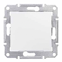 Sedna Jungiklis 1 klavišo baltas IP44 10A 250V