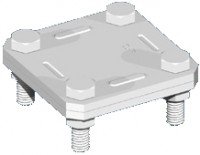 Cinkuota jungtis juosta - juosta 40x40