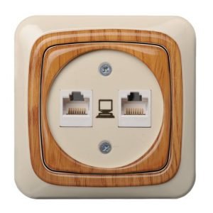 Alfa Kompiuterio lizdas 2-vietis, be rėmelio (ąžuolo sp.)