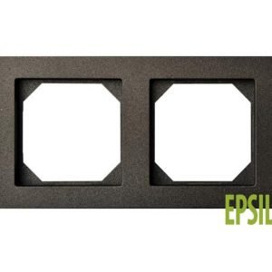 Epsilon 2-vietis rėmelis SlimLine (juoda sp.)