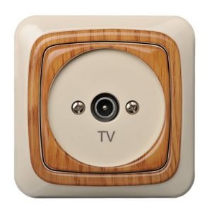 Alfa Televizijos lizdas (TV), tarpinis, be rėmelio (ąžuolo sp.)