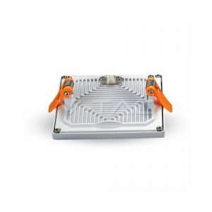 8W LED įmontuojama panelė V-TAC Trimless, kvadratinė (3000K) šiltai balta