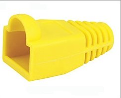 Apsauginis gaubtelis SBT-YL geltonas RJ45 kištukui