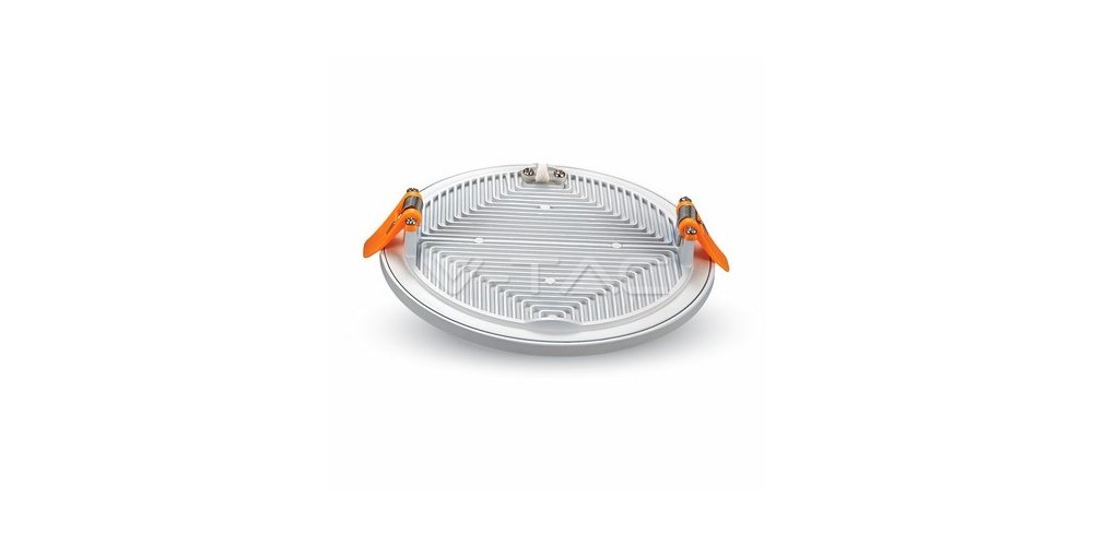 8W LED įmontuojama panelė V-TAC Trimless, apvali (4000K) dienos šviesa