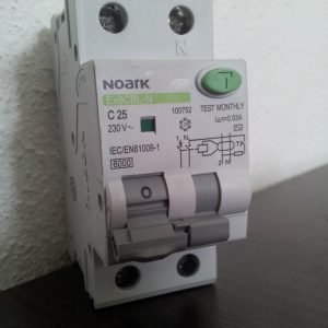 Relė+Automatas Ex9CBL-N 1P+N C40 30mA sr.nuot. 40 A (30mA)