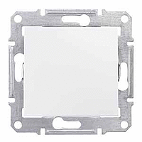 Sedna Jungiklis 1 klavišo baltas 10A 250V