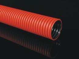 Vamzdis gofruotas DW FLEX 50RT(50m) KF 50/40 mm (50 m) raudonas